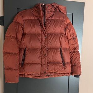 lululemon athletica Rust Puffer Jacket